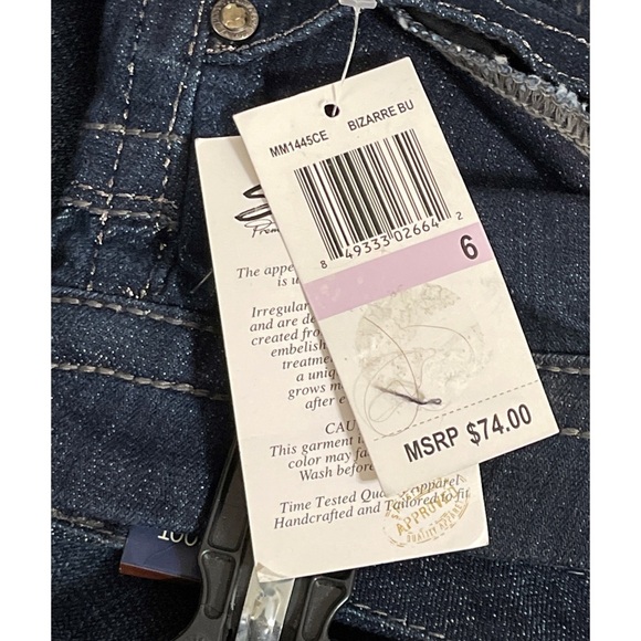 NWT Seven7 Slim Boot Jeans Size 6 - Picture 4 of 7